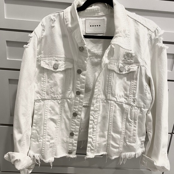 Blank NYC Jackets & Blazers - Blank NYC White Denim Jacket